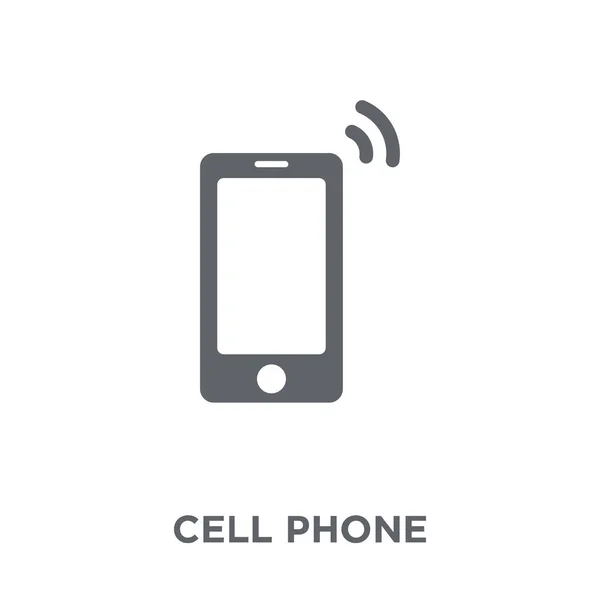 Icône Téléphone Portable Concept Conception Téléphone Cellulaire Collection Appareils Électroniques — Image vectorielle