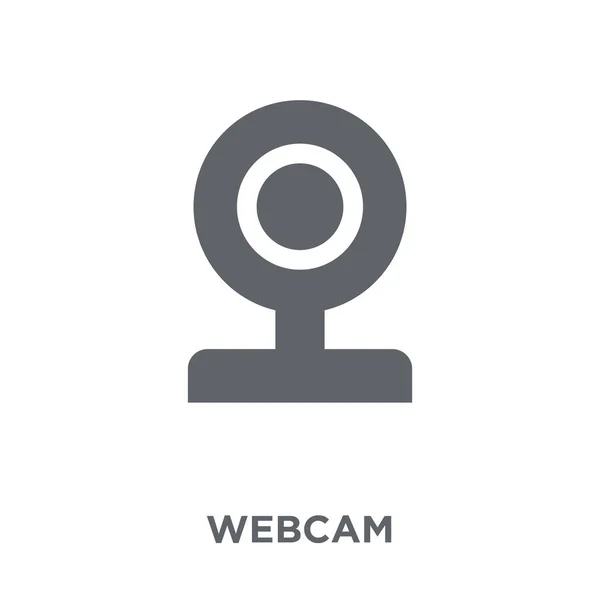 Webcam Symbol Webcam Designkonzept Aus Sammlung Elektronischer Geräte Einfache Elementvektorabbildung — Stockvektor