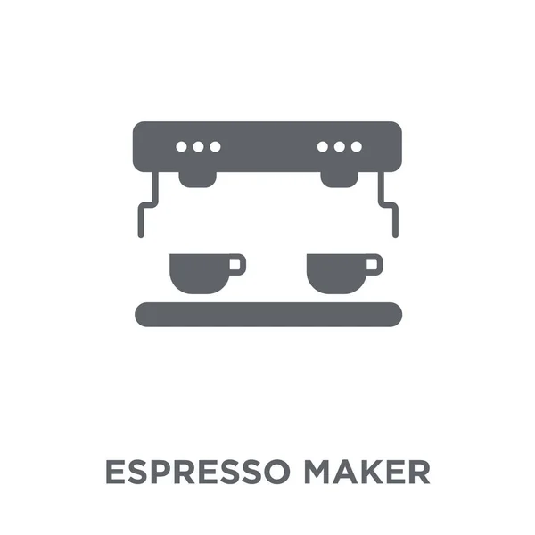 Espresso Maker Pictogram Espresso Maker Ontwerpconcept Uit Elektronische Apparaten Collectie — Stockvector