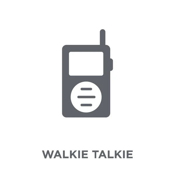 Icona Del Walkie Talkie Concetto Design Walkie Talkie Dalla Collezione — Vettoriale Stock