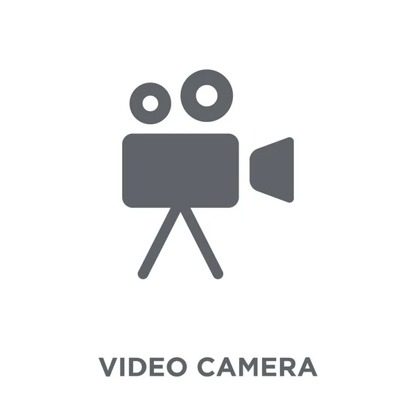 Icône Caméra Vidéo Concept Caméra Vidéo Collection Appareils Électroniques Illustration — Image vectorielle