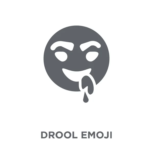 Ícone Emoji Drool Drool Conceito Design Emoji Coleção Emoji Ilustração — Vetor de Stock