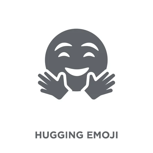 Abbracciare Icona Emoji Abbracciare Concetto Design Emoji Della Collezione Emoji — Vettoriale Stock