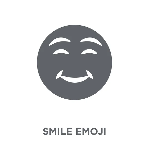 Lächeln Emoji Symbol Smile Emoji Designkonzept Aus Der Emoji Kollektion — Stockvektor