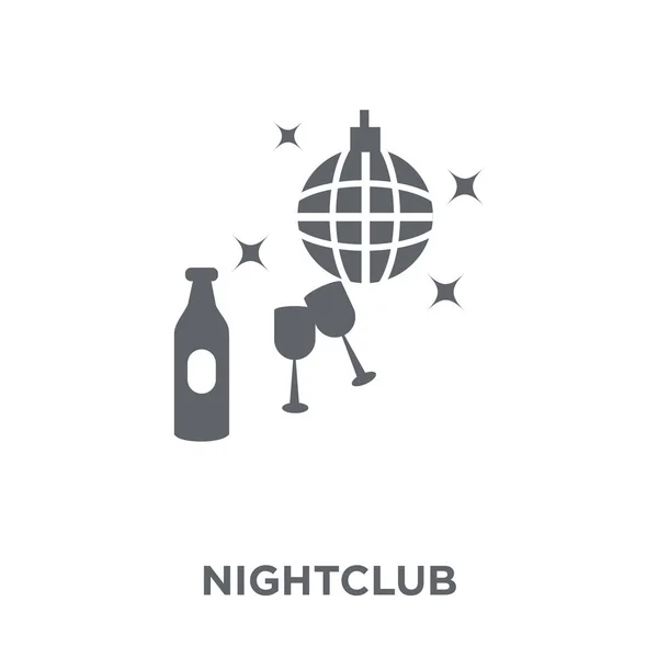 Icono Del Club Nocturno Concepto Diseño Discoteca Colección Entertainment Ilustración — Archivo Imágenes Vectoriales