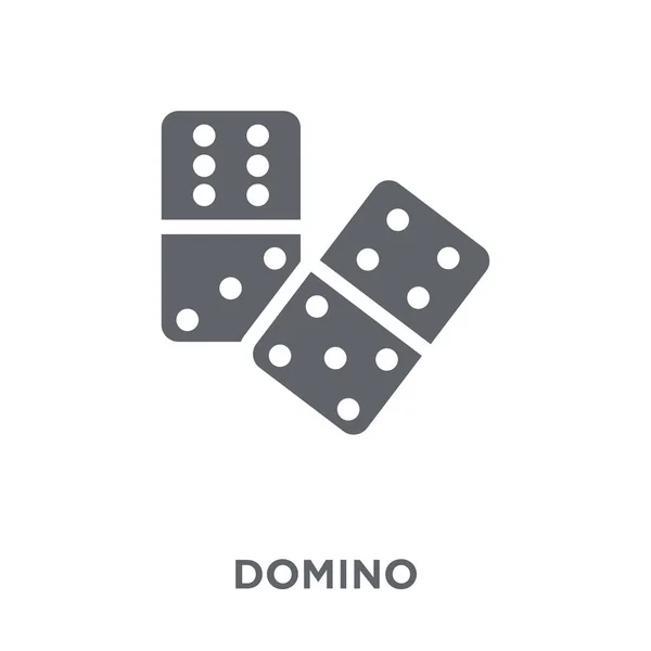 Icona Domino Concetto Design Domino Della Collezione Arcade Semplice Elemento — Vettoriale Stock