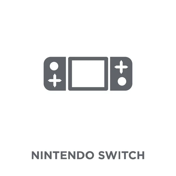 Nintendo Switch Ikonen Nintendo Switch Designkoncept Från Underhållning Samling Enkelt — Stock vektor