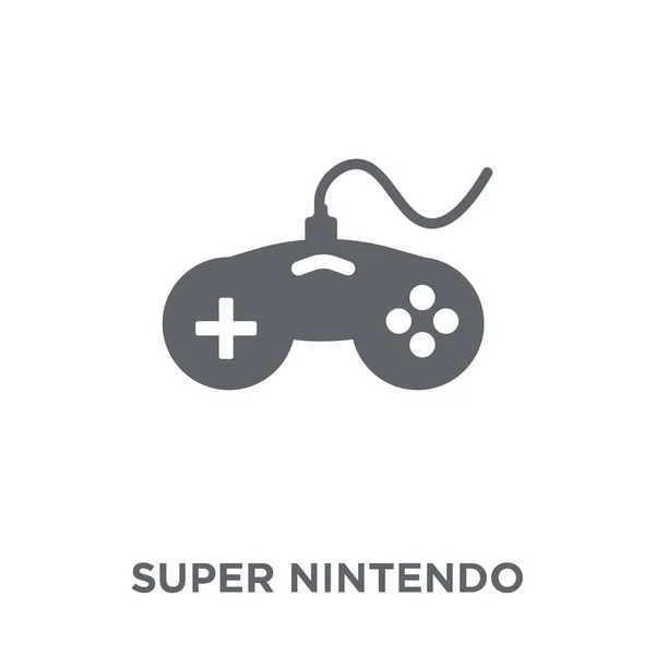 Super Nintendo Icon Super Nintendo Design Concept Arcade Collection Simple — Stock Vector