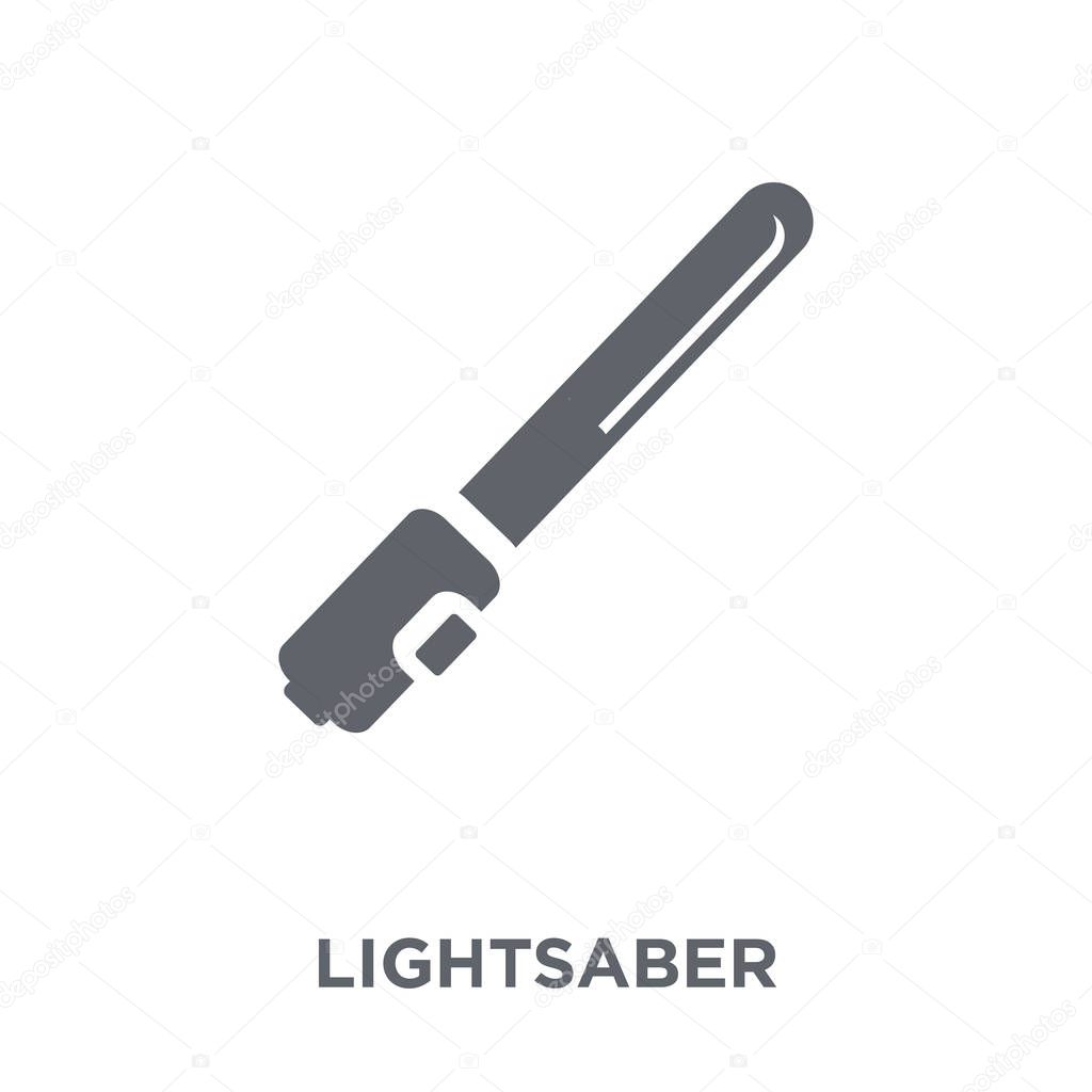 Lightsaber icon. Lightsaber design concept from Entertainment collection. Simple element vector illustration on white background.