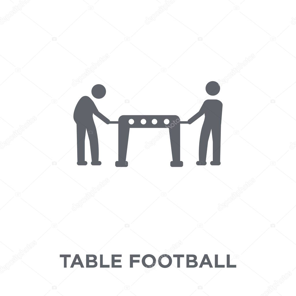 Table football icon. Table football design concept from Entertainment collection. Simple element vector illustration on white background.