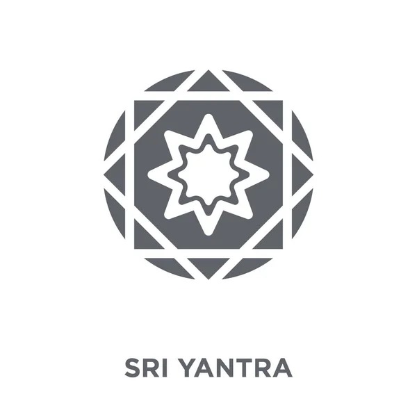 Ícone Sri Yantra Conceito Design Sri Yantra Coleção Geometria Ilustração — Vetor de Stock