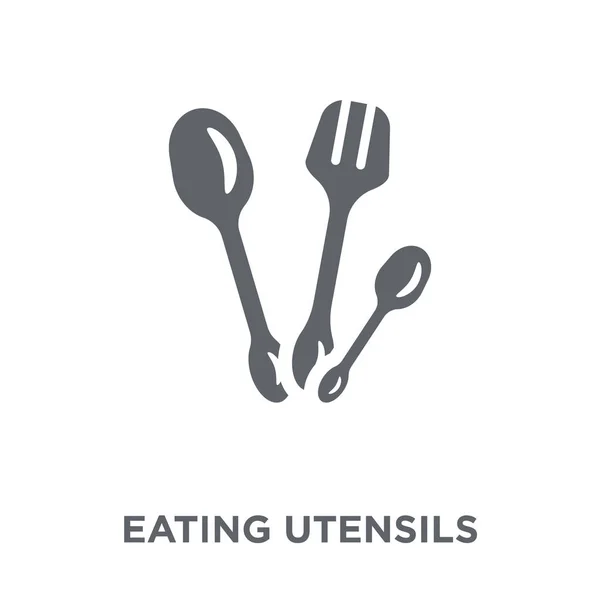 Eating Utensils Icon Eating Utensils Design Concept Hotel Collection Simple — Stock Vector