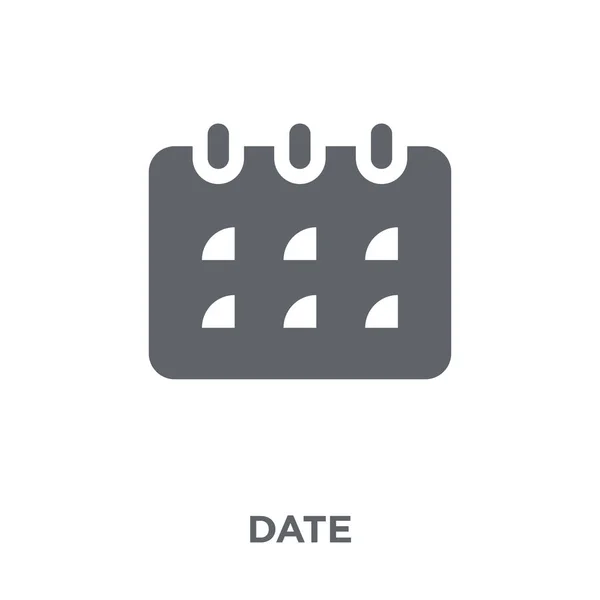 Datumssymbol Date Design Concept Aus Der Zeit Managemnet Collection Einfache — Stockvektor