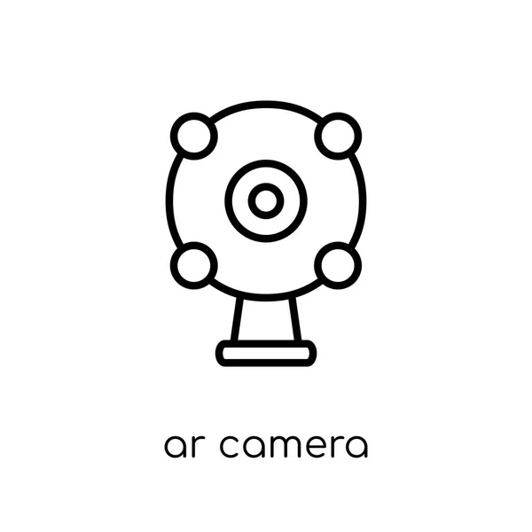 Icône Caméra Vecteur Linéaire Plat Moderne Tendance Icône Caméra Sur — Image vectorielle