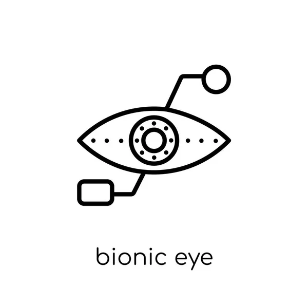 Βιονικά Μάτια Εικονίδιο Μοντέρνα Σύγχρονη Επίπεδη Γραμμικά Διανυσματικά Βιονικά Μάτια — Διανυσματικό Αρχείο
