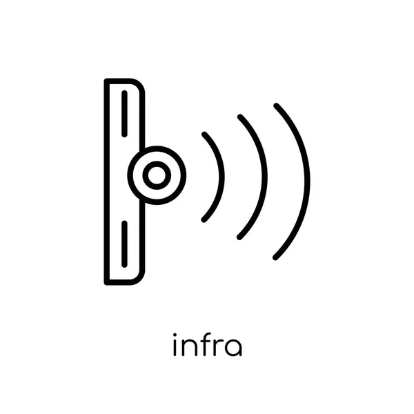 Infrarot Symbol Trendige Moderne Flache Lineare Vektor Infrarot Symbol Auf — Stockvektor