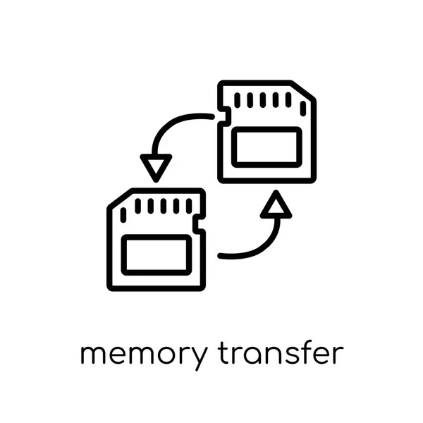 Μνήμη Μεταφορά Εικονίδιο Μοντέρνα Σύγχρονη Μνήμη Επίπεδη Γραμμικά Διανυσματικά Μεταφέρουν — Διανυσματικό Αρχείο