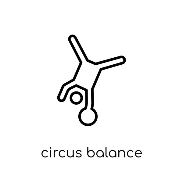 Het Pictogram Van Balans Van Het Circus Trendy Moderne Flat — Stockvector