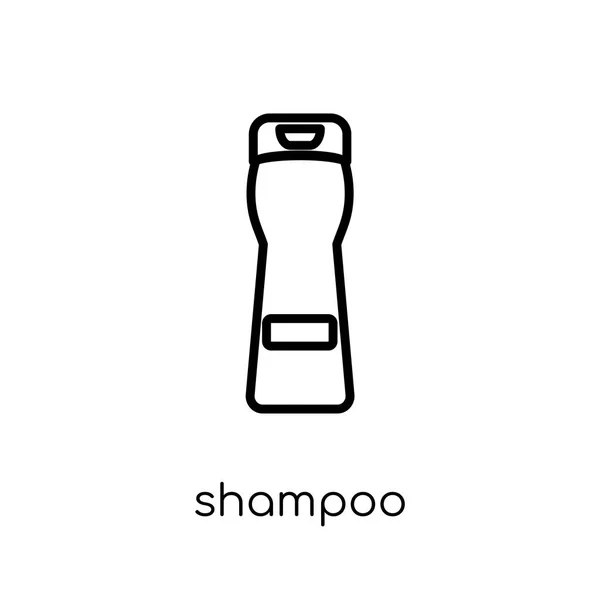 Icône Shampooing Vecteur Linéaire Plat Moderne Tendance Icône Shampooing Sur — Image vectorielle