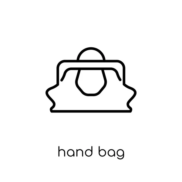 Icono Bolsa Mano Icono Moderno Moderno Del Bolso Mano Del — Vector de stock