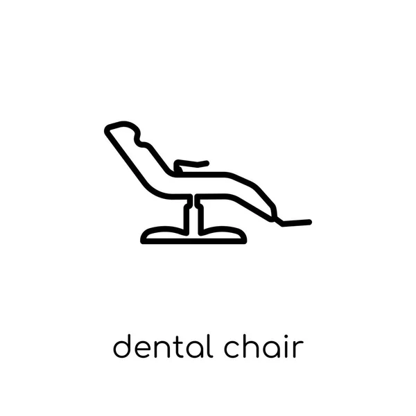 Dental Chair Icon Trendy Modern Flat Linear Vector Dental Chair — Stock Vector