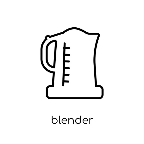 Blender Symbol Trendige Moderne Flache Lineare Vektormixer Ikone Auf Weißem — Stockvektor