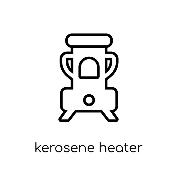 Kerosene Heater Icon Trendy Modern Flat Linear Vector Kerosene Heater — Stock Vector