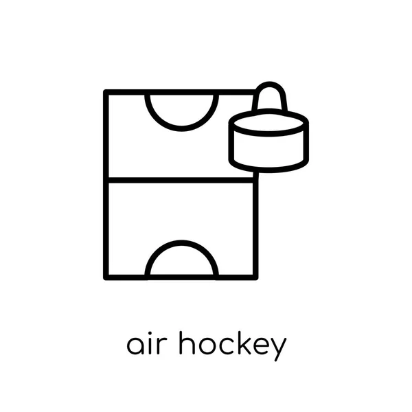 Air Hockey Ikonen Trendiga Moderna Platt Linjär Vektor Air Hockey — Stock vektor