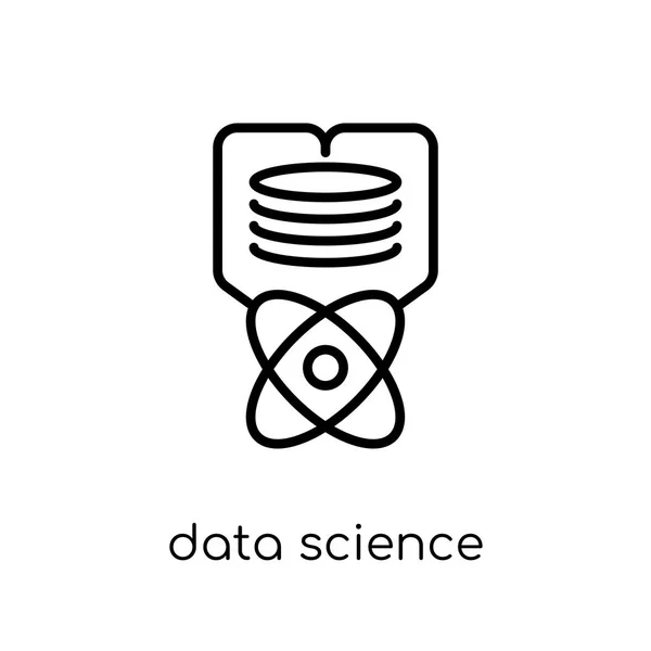 Icono Ciencia Datos Icono Moderno Moderno Ciencia Datos Vectores Lineales — Vector de stock