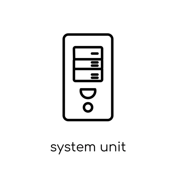 Icône Unité Système Vecteur Linéaire Plat Moderne Tendance Icône Unité — Image vectorielle