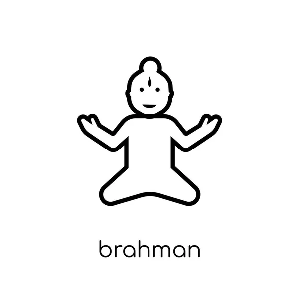 Icône Brahman Tendance Moderne Plat Vecteur Linéaire Icône Brahman Sur — Image vectorielle