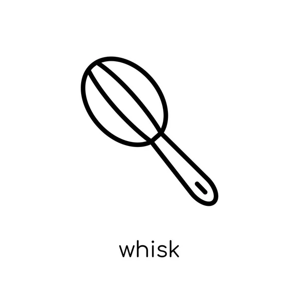 Ícone Whisk Ícone Whisk Vetorial Linear Plano Moderno Moda Fundo — Vetor de Stock