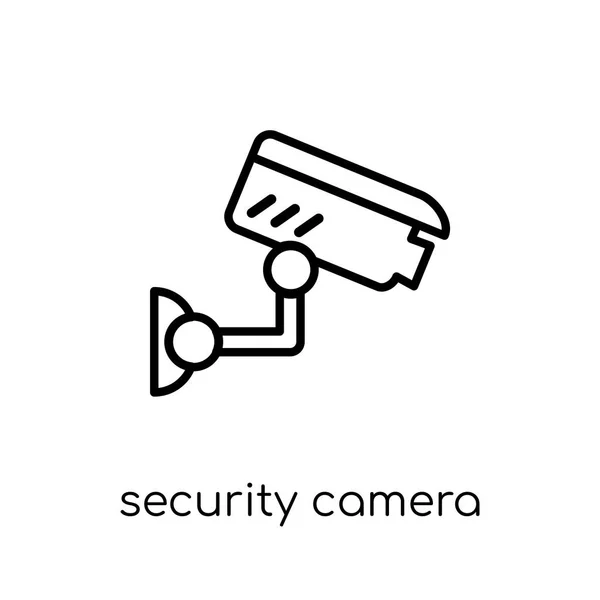 Icono Cámara Seguridad Moderno Moderno Vector Lineal Plano Icono Cámara — Archivo Imágenes Vectoriales
