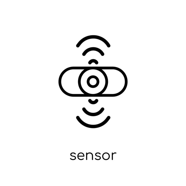 Het Pictogram Van Sensor Trendy Modern Plat Lineaire Vector Sensor — Stockvector