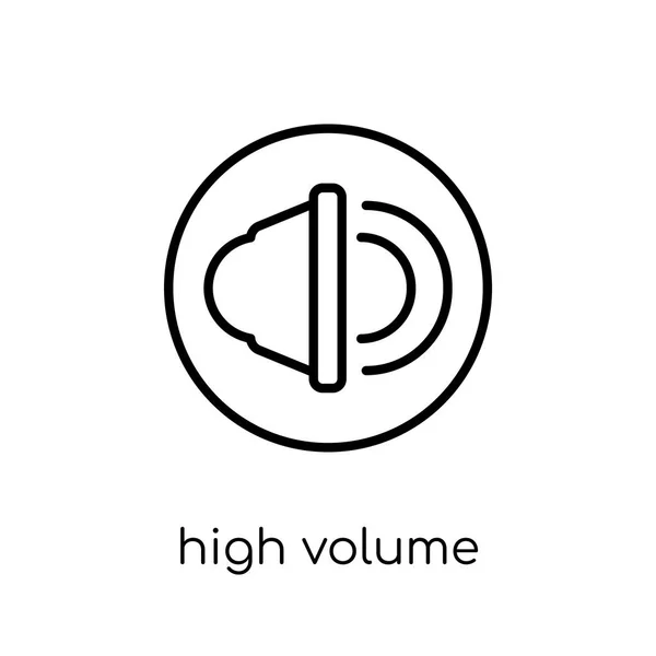High Volume Symbol Trendige Moderne Flache Lineare Vektor High Volume — Stockvektor