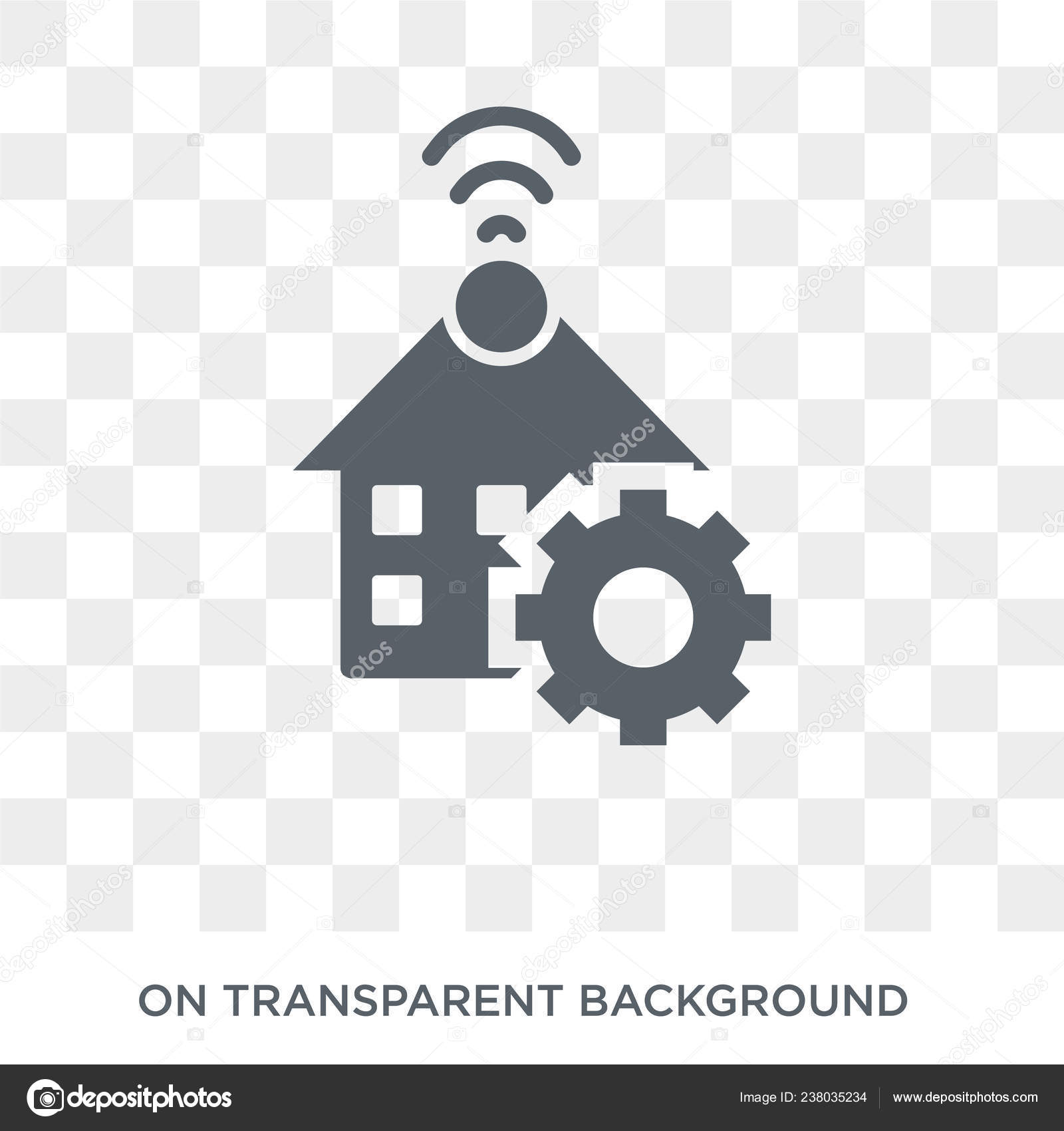 Home Automation Icon Trendy Flat Vector Home Automation Icon Transparent Stock Vector C Tvectoricons