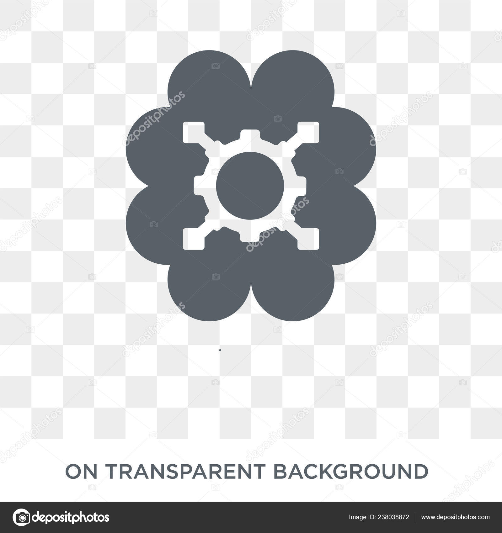 Brain Icon Trendy Flat Vector Brain Icon Transparent Background Artificial Stock Vector C Tvectoricons 238038872