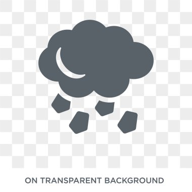 Dolu simgesi. Koleksiyondan hail tasarım konsepti. Saydam arka planda basit eleman vektör çizimi.