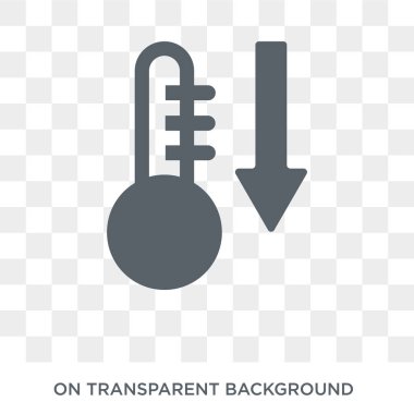 Soğuk simgesi. Soğuk tasarım konsepti koleksiyonundan. Basit öğe vektör çizim şeffaf arka plan üzerinde.