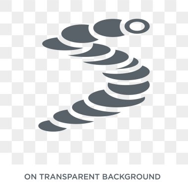 typhoon icon. typhoon design concept from Weather collection. Simple element vector illustration on transparent background.