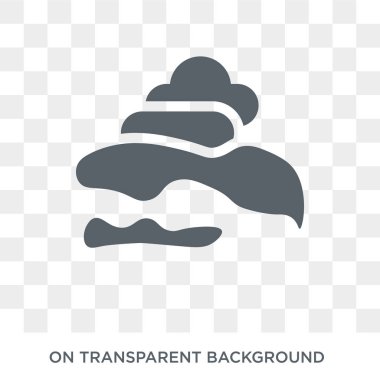 Smog simgesi. Smog tasarım konsepti koleksiyonundan. Basit öğe vektör çizim şeffaf arka plan üzerinde.