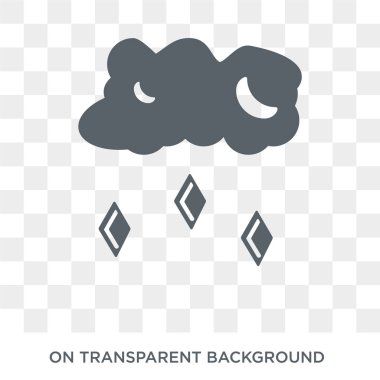 buz topakları simgesi. buz topakları tasarım konsepti hava koleksiyonundan. Basit öğe vektör çizim şeffaf arka plan üzerinde.