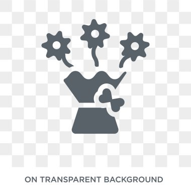 Bouquet icon. Bouquet design concept from Wedding and love collection. Simple element vector illustration on transparent background.