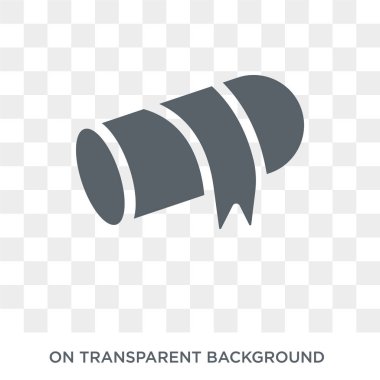 Kaydırma simgesi. Koleksiyondan tasarım konseptini kaydırın. Saydam arka planda basit eleman vektör çizimi.