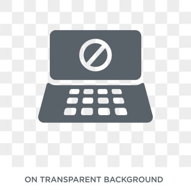 Forbbiden icon. Forbbiden design concept from Webnavigation collection. Simple element vector illustration on transparent background.