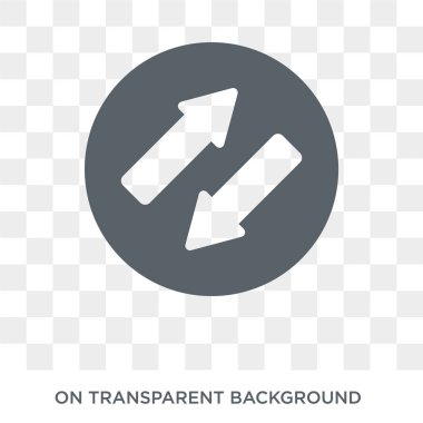 Double arrow icon. Double arrow design concept from  collection. Simple element vector illustration on transparent background.