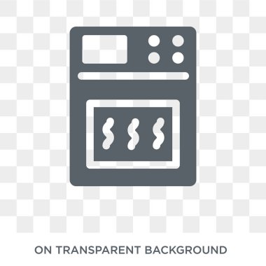 simge pişirin. Trendy düz vektör simge Amerika Birleşik Devletleri koleksiyonundan şeffaf arka plan üzerinde pişirin. Yüksek kaliteli dolu fırında simge kullanımı için web ve hareket eden