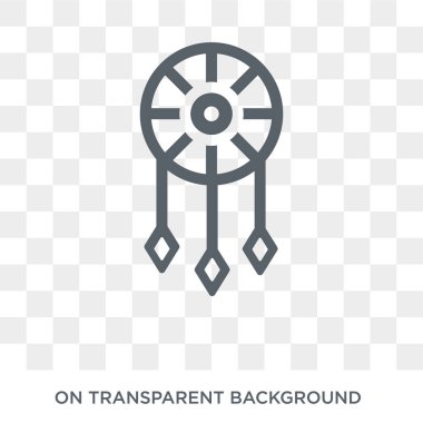 Amerikan yerli simgesi. Amerika Birleşik Devletleri koleksiyonundan şeffaf arka plan trendy düz vektör yerli Amerikan simgesi. Yüksek kaliteli Amerikan yerli simge kullanımı web ve mobil için dolu