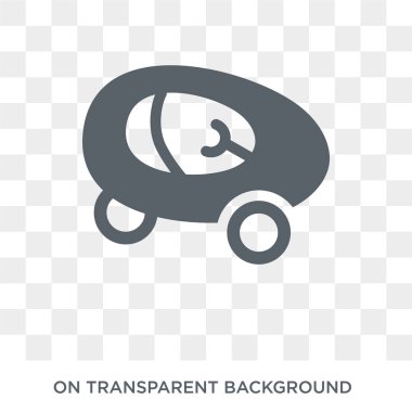 eco-friendly transport icon. eco-friendly transport design concept from Transportation collection. Simple element vector illustration on transparent background.