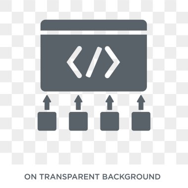 Frameworks icon. Trendy flat vector Frameworks icon on transparent background from Technology collection. High quality filled Frameworks symbol use for web and mobile